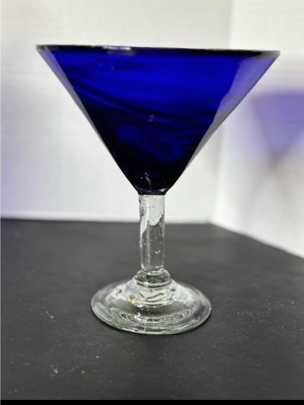 Lot of 5 Different Cobalt Blue Glass Pieces pre-owned